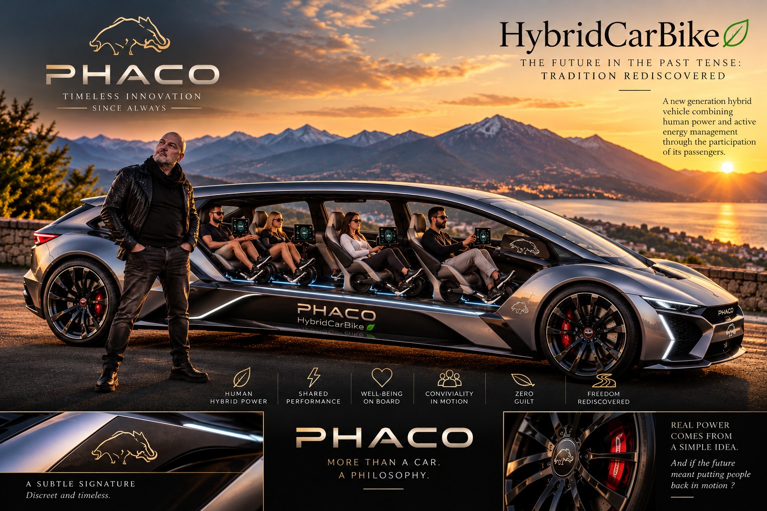 PHACO HybridCarBike : une nouvelle ère pour la mobilité participative