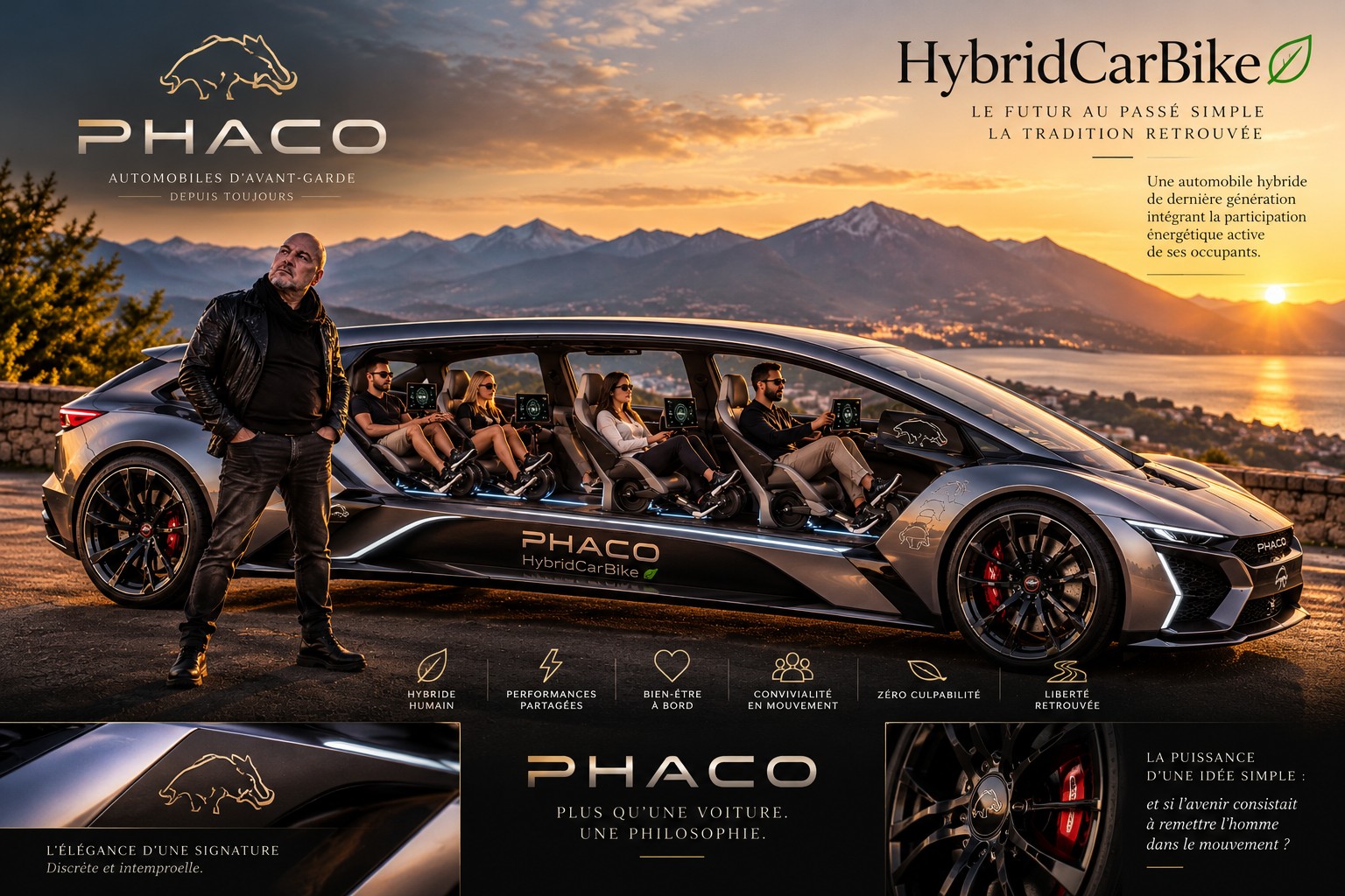 PHACO HybridCarBike : une nouvelle ère pour la mobilité participative